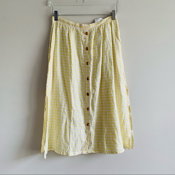 Faithfull the Brand Seine Skirt Kivotos Yellow - Picture 7 of 16